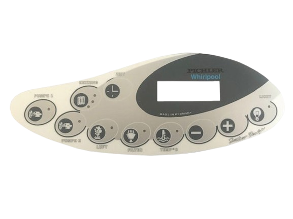 Tastatur-Folie, SANIA 850/1300 , weiß