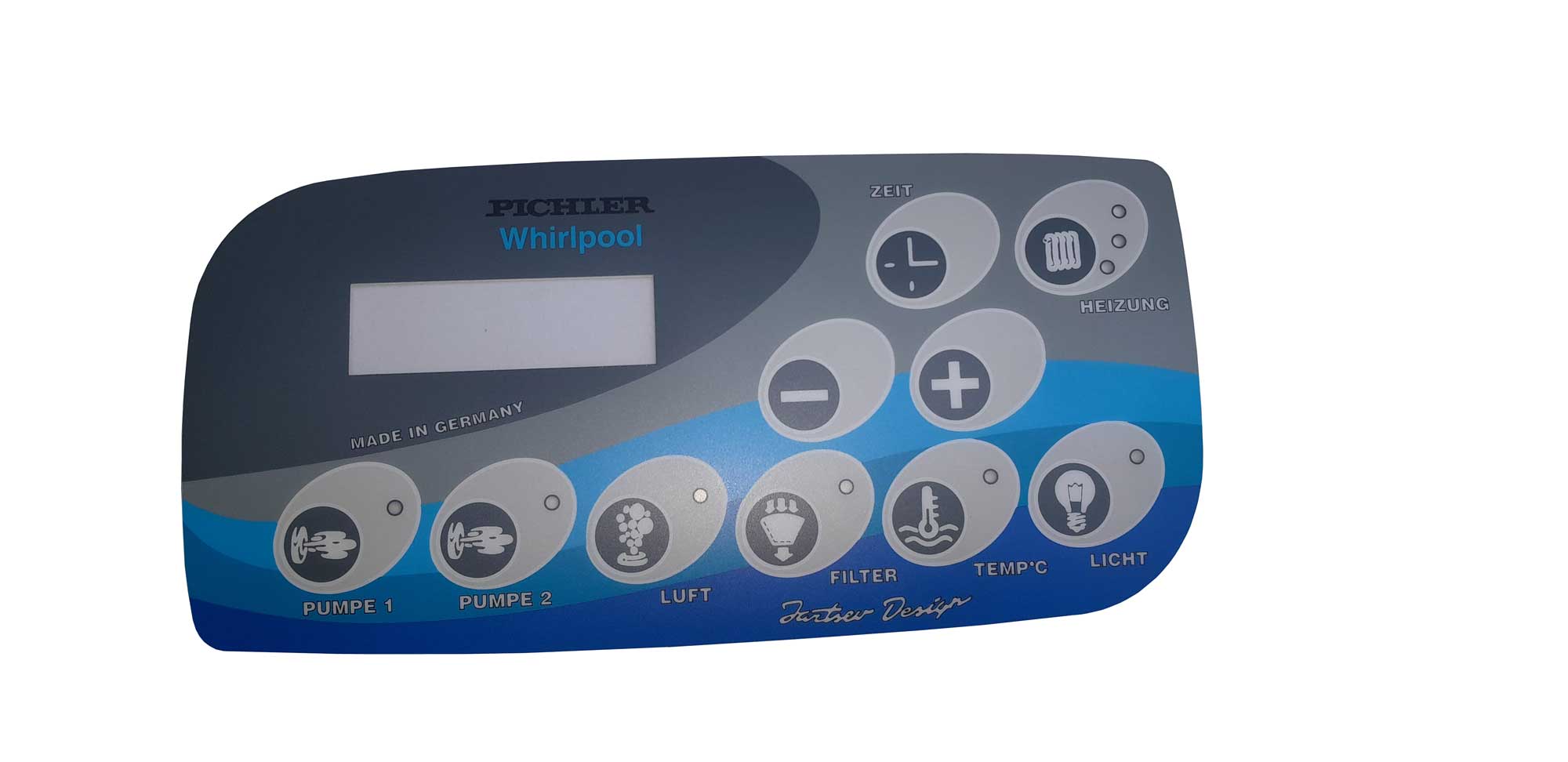 Tastatur-C-Folie für Whirlpool (eckig)