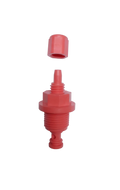 3/8 inch Injection and Suction Valve Red for Pichler Dosing System