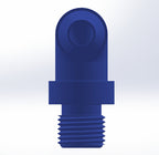 Winkel 3/8" Schlauch - G 1/4" Gewinde PVC
