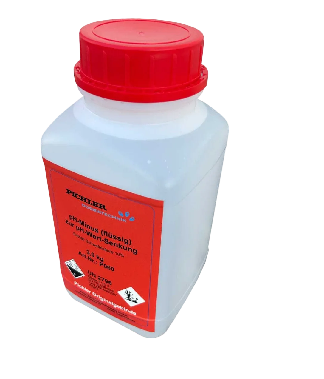 PH / minus, liquid 3.0 ltr. UN2796/Cl.8