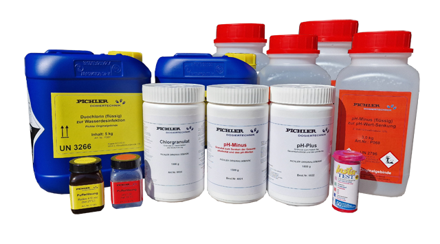 Chemie - Starterset für Dosieranlage pH / Chlor