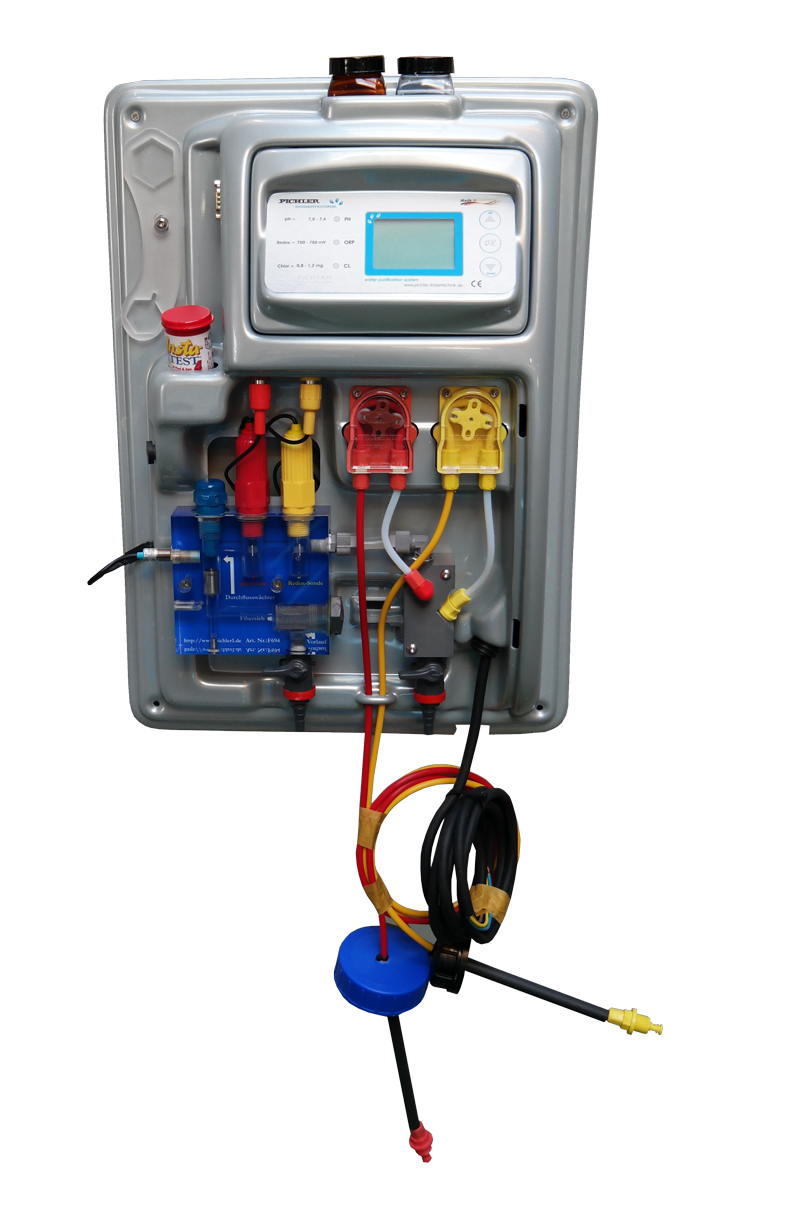 Dosieranlage WPD-A3 pH/Redox Wandmont.