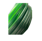 PVC-Schlauch, grün-leicht-transparent