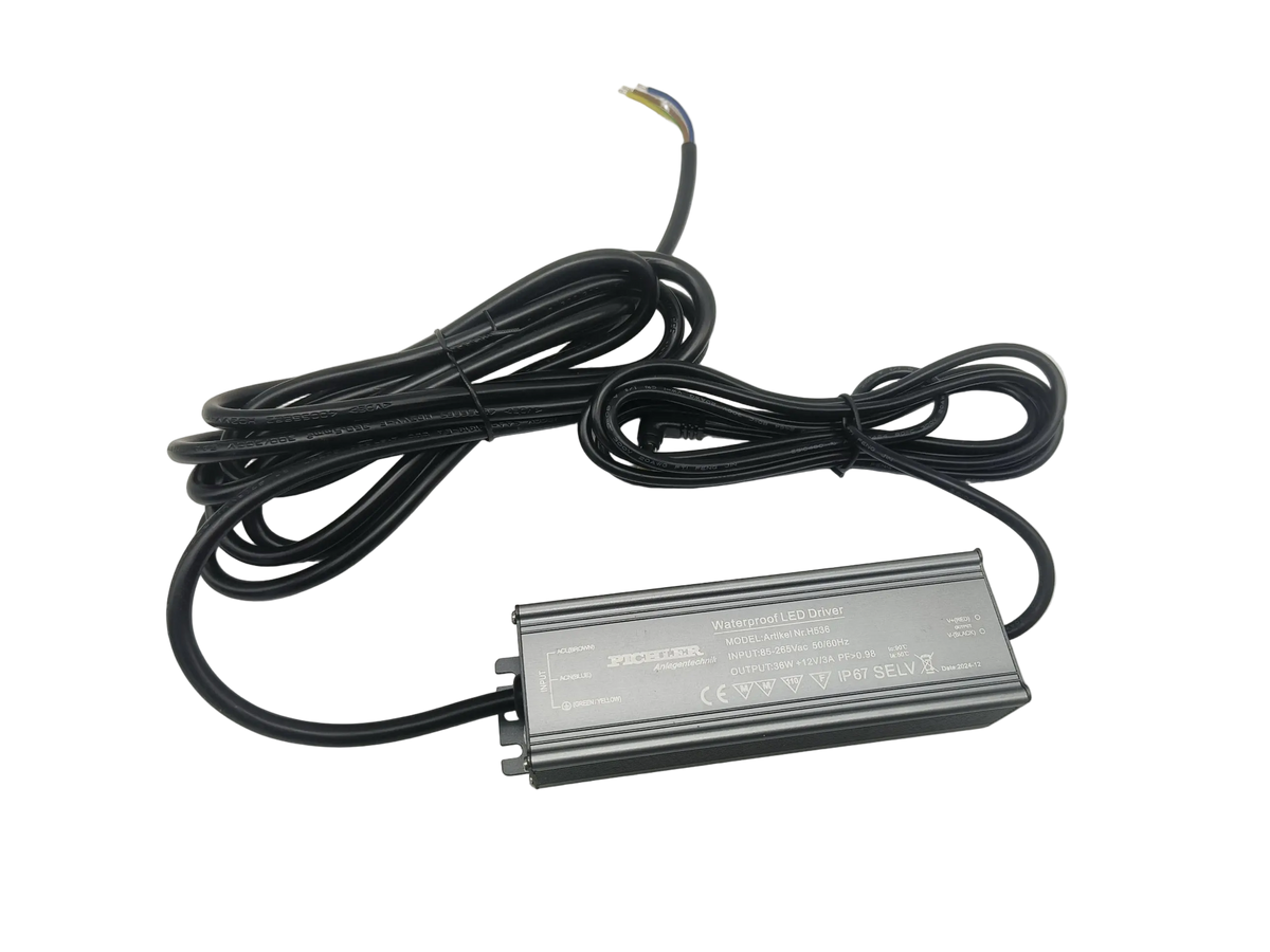 Netzteil 3A 36W, 100-265V, wasserfest IP67