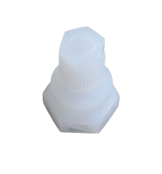 PVDF, Gerade Aufschraubverschr.3/8 4mm