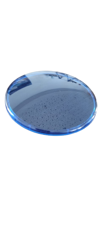 Linse  blau