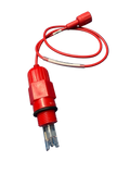 pH-Elektrode, kurzer Körper, rot (geeignet für Wandanlage & Dosiertreppe)