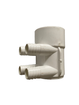 Verteiler 4-fach, 1 Seite geschlossen (B)