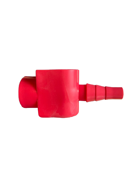 T-Stück für Impfventil rot Einspeisung PH/CL PVC