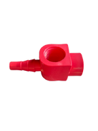 T-Stück für Impfventil rot Einspeisung PH/CL PVC