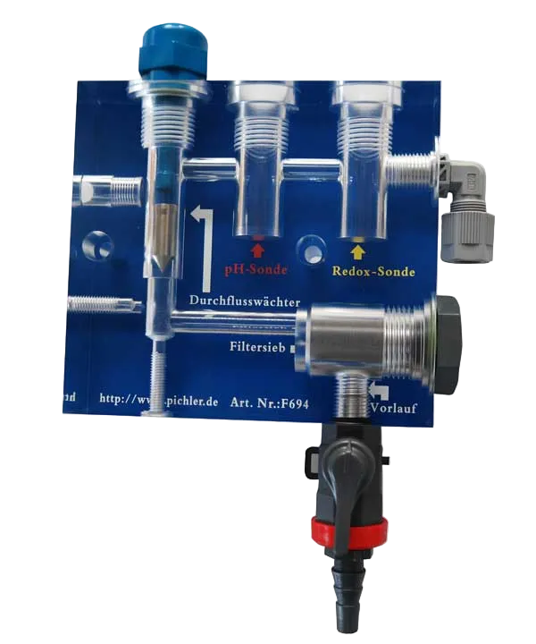 Acrylic measuring cell prefabricated (complete)