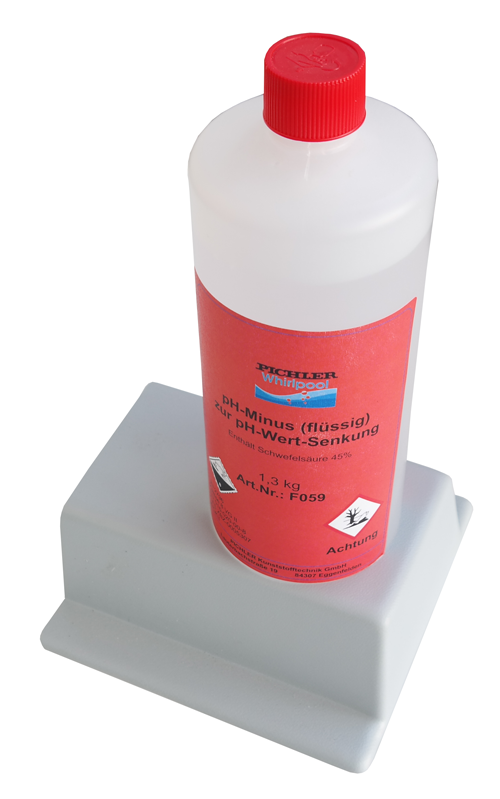 Halterung für PH - Flasche rund, pH-Anlage