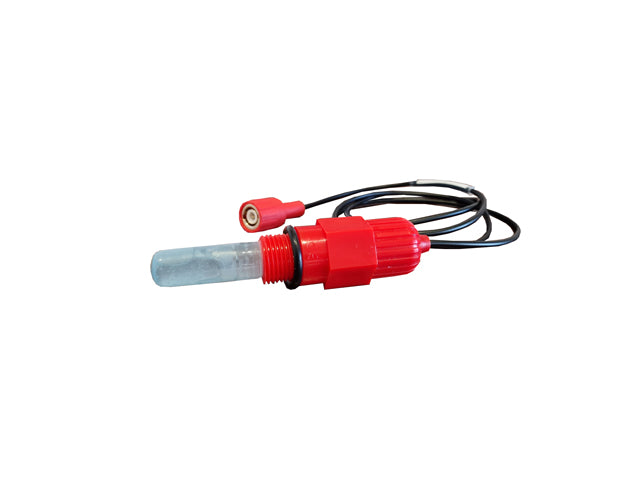 pH-Elektrode, kurzer Körper, rot (geeignet für Wandanlage & Dosiertreppe)