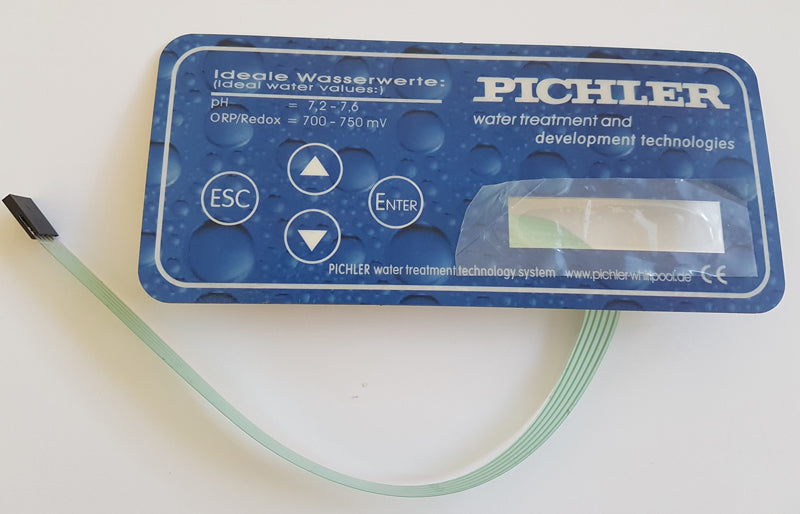Folientastatur f. PHCL 7/09 Disp.re.unt