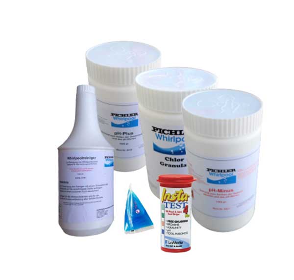 Wasserpflege-Set, für manuelles dosieren