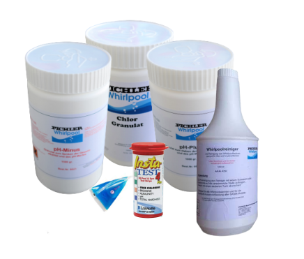 Wasserpflege-Set, für manuelles dosieren
