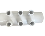 Verteiler 6-fach, eins. offen,  2 Zoll (W)