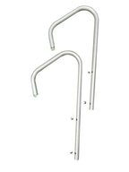 Whirlpoolreling-Set LI+RE Sania 950 Silber inkl. Beleuchtung