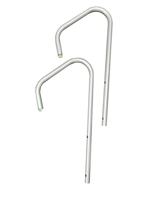 Whirlpoolreling-Set LI+RE Sania 950 Silber inkl. Beleuchtung