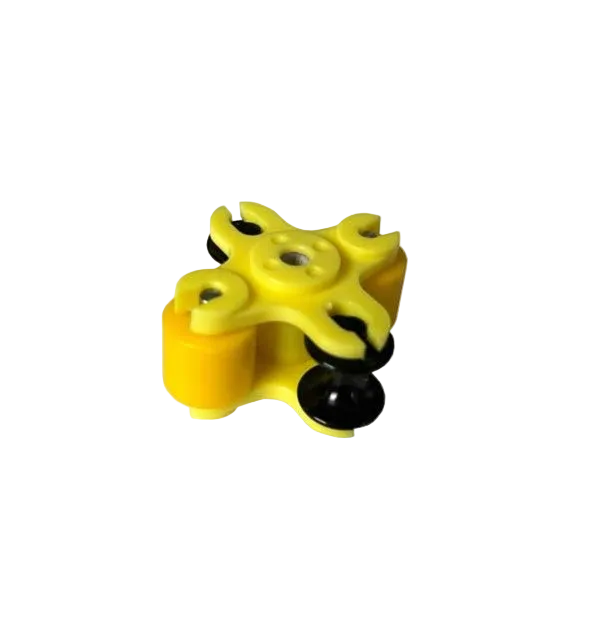 Turnstile complete for peristaltic pump, yellow
