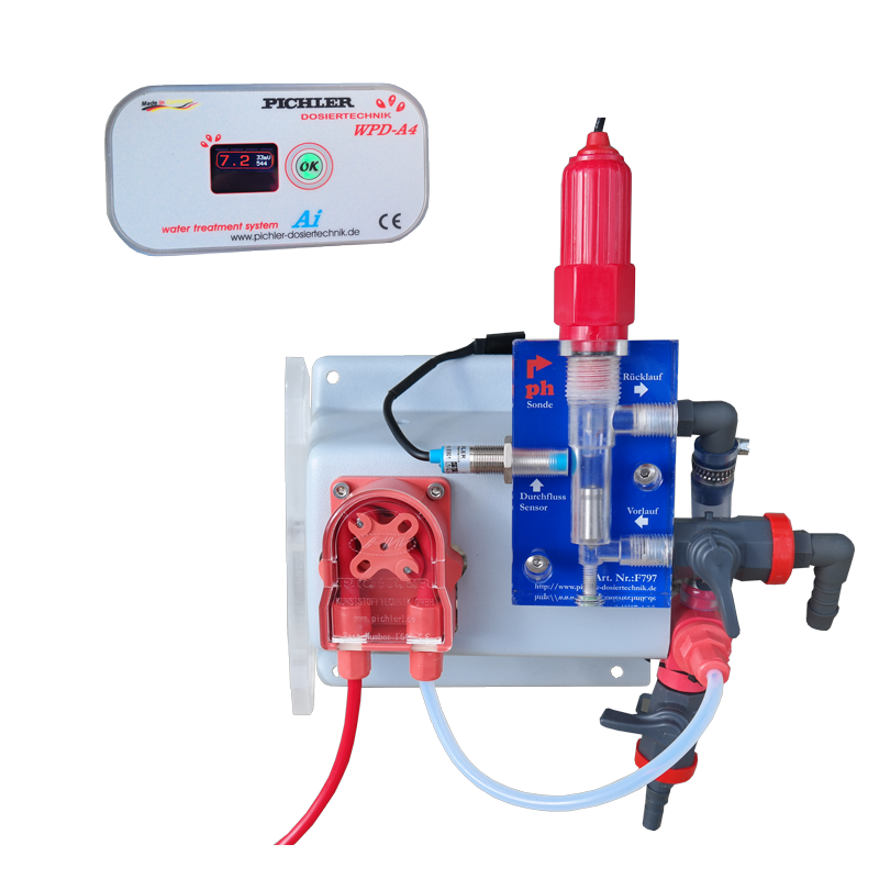 Dosieranlage WPD-A4 mini pH Einbau