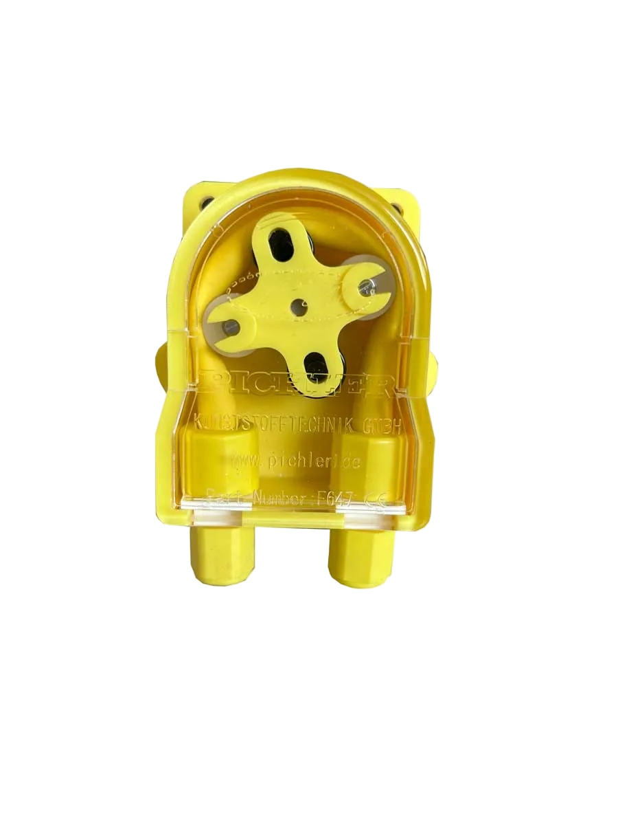 Peristaltic pump yellow (chlorine)