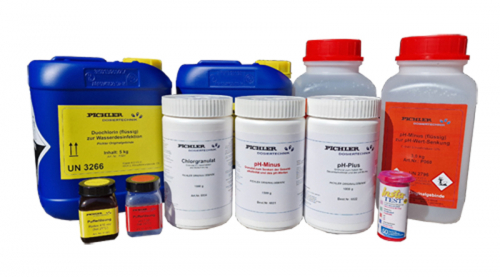 Chemie - Starterset für Dosieranlage pH / Chlor