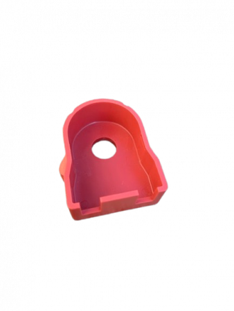 Gehäuse rot für Schlauchpumpe PVC