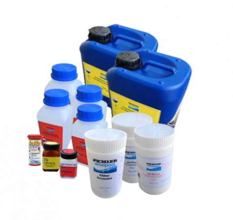 chemical-set for water treatment ph/CL