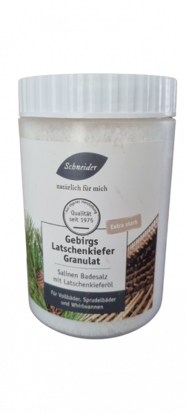 Badesalz (Latschenkiefern-Granulat)
